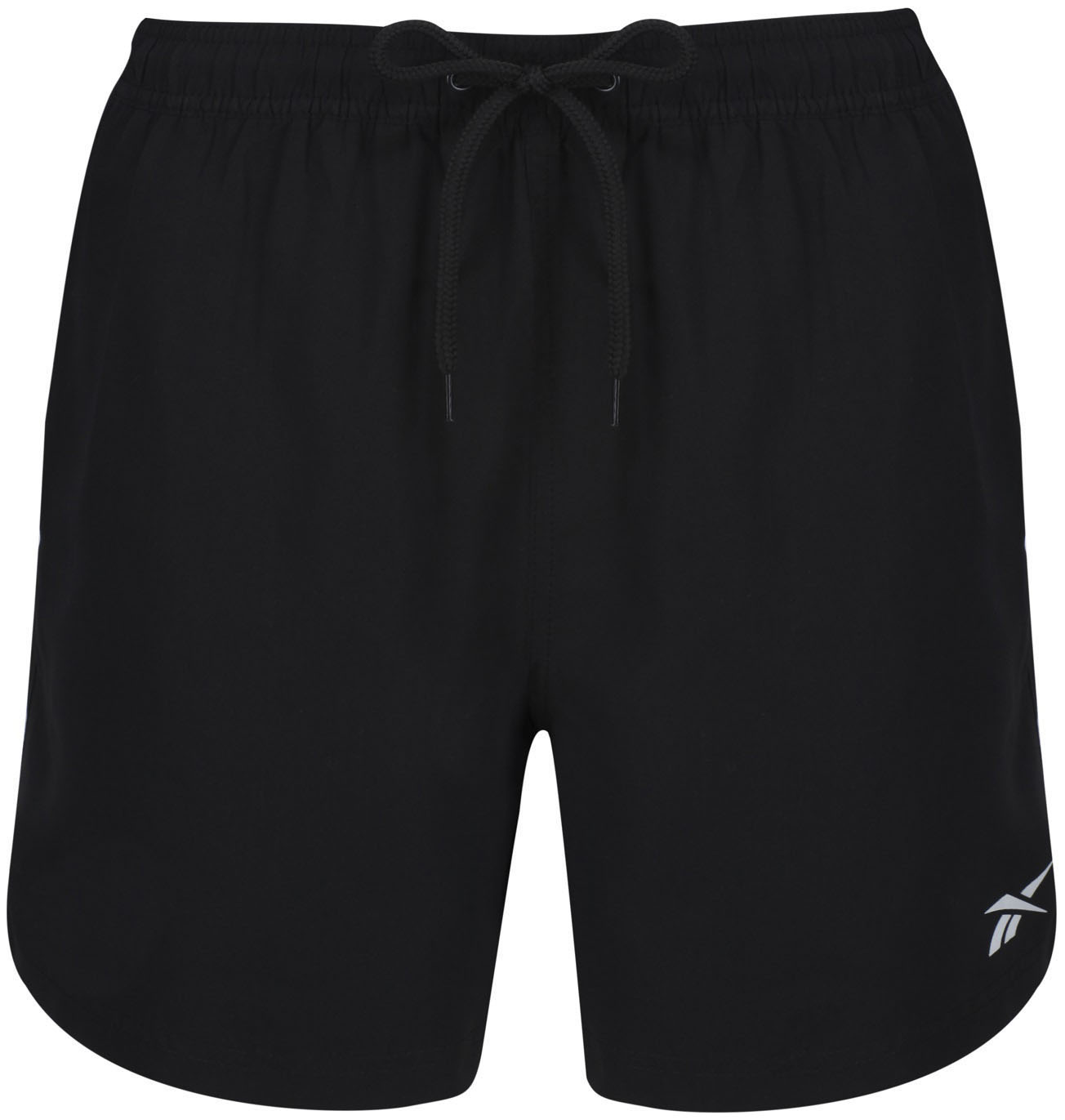 Badeshorts REEBOK "Yale", Herren, Gr. XL, N-Gr, schwarz, Microfaser, Polyester, unifarben, Sportlich, Badehosen, mit Kordelzug und elastischem Bund Image