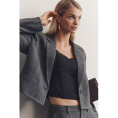 Maeve Crop Boxy Blazer