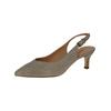 Slingpumps PETER KAISER "Peter Kaiser Pumps Textil", Damen, Gr. 38, beige (sand), Textil, elegant, Schuhe