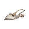 Ballerina HÖGL "Högl Ballerinas Leder", Damen, Gr. 38, braun (bronze), Leder, casual, Schuhe