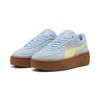 Sneaker PUMA "CLUB II ERA PLATFORM SD WNS", Gr. 37, haute tropic, gold moon, Leder, unifarben, sportlich, Schuhe