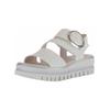 Keilsandalette GABOR "Gabor Sandalen Nappaleder", Damen, Gr. 39, braun (latte), Nappaleder, casual, Schuhe