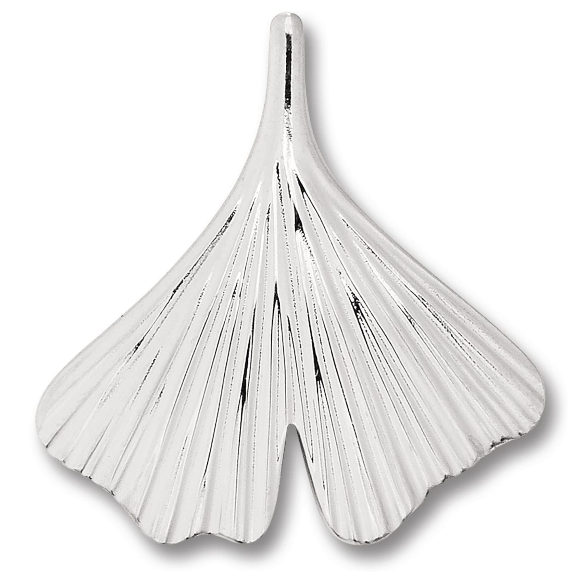 Kettenanhänger ONE ELEMENT "Ginkgoblatt Anhänger aus 925 Silber", silber, Schmuckanhänger, Damen, Silber 925 (Sterlingsilber), Kettenanhänger, Symbolische Note – harmonisch gestaltet mit Liebe zum Detail
