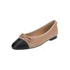 Ballerina STEVE MADDEN "STEVE MADDEN Ballerinas Leder/Synthetik", Damen, Gr. 40, beige (natural), Leder, Synthetik, casual, Schuhe