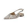 Pumps HÖGL "Högl Pumps Leder", Damen, Gr. 38, grau (taupe), Leder, casual, Schuhe