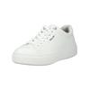 Sneaker TAMARIS "Tamaris Sneaker Leder", Damen, Gr. 41, weiß, Leder, casual, Schuhe