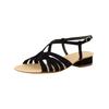 Riemchensandale PAUL GREEN "Paul Green Sandalen Leder", Damen, Gr. 40,5, blau, Leder, casual, Schuhe