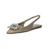 Ballerina STEVE MADDEN "STEVE MADDEN Ballerinas Lederimitat", Damen, Gr. 39, gold, Lederimitat, casual, Schuhe