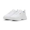 Sneaker PUMA "Cassia 2.0 Sneakers Damen", Gr. 37, weiß (weiß gold), Obermaterial:, Textil; Futter: Textil; Innensohle: Textil; Laufsohle: Gummi, Schuhe