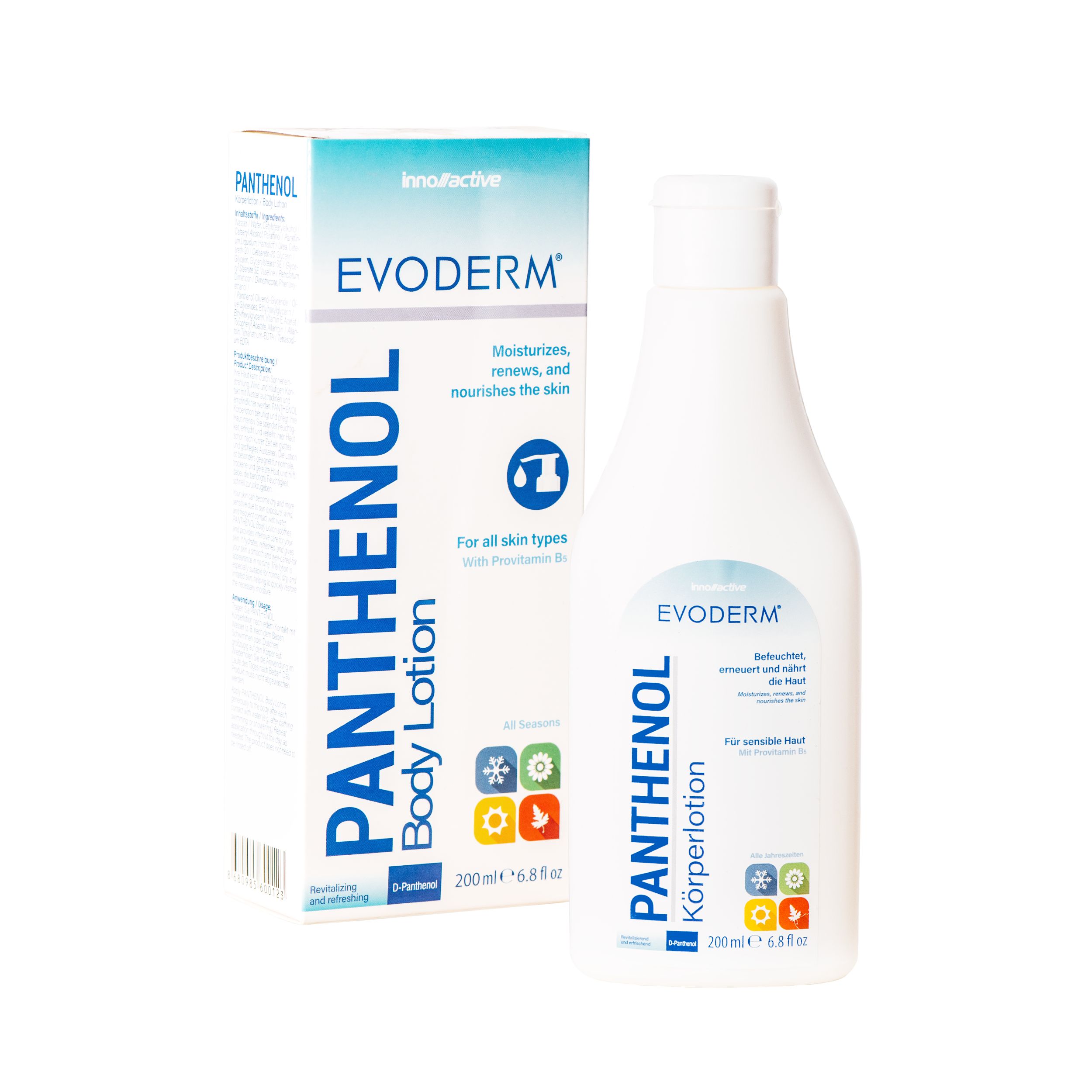 EVODERM Lozione Corpo al Pantenolo 200 ml per il corpo