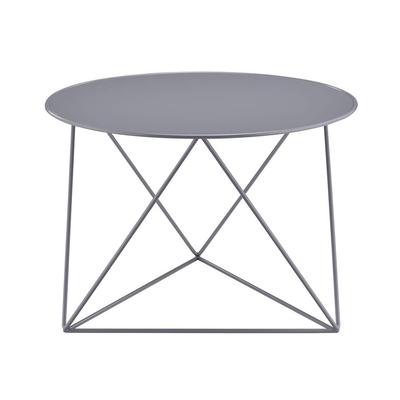 Metal Round Top End Table in Finish Modern End Table Solutions，Compact End Table Collection