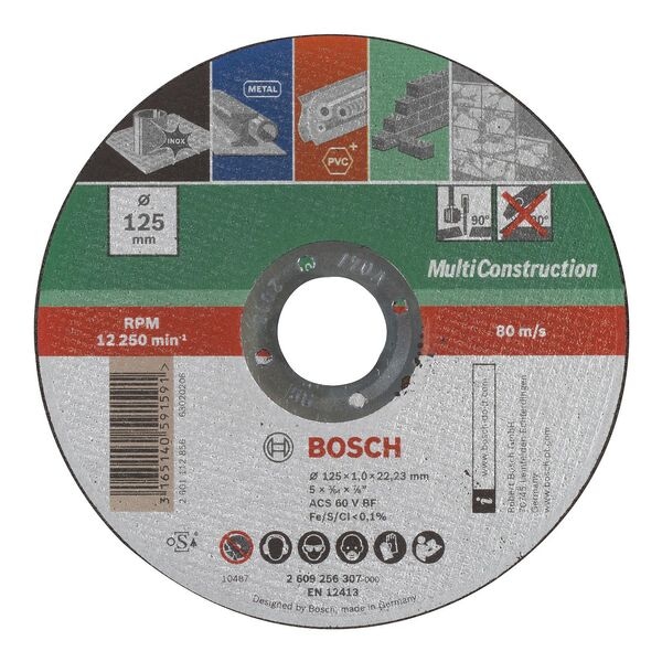BOSCH Trennscheibe »Multi Construction AC 60 S BF« 12.5 cm grau Image