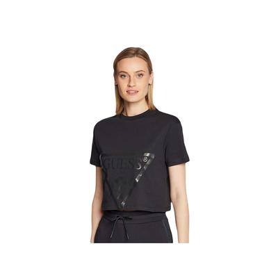 T-Shirt Guess Femme Klassisches Logo Dreieck Image