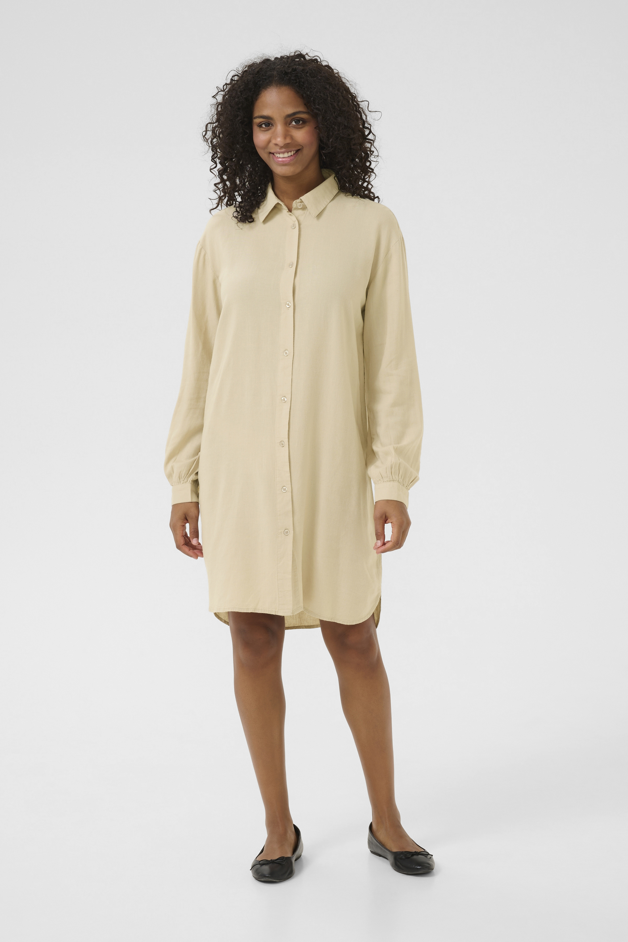 Langarm - Hemd KAmilia Loose fit cream Image
