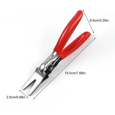 Automotive Oil Pipe Separation Pliers Straight Hose Clamp Tool Car Caliper Clamp Removal Pliers Fuel Line Clip Remover Auto Hose Buckle Pinch Tool