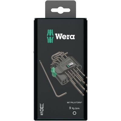967 PKL/9 sb SiS Innen-TORX Winkelschraubendreher-Set t 8, t 9, t 10, t 15, t 20, t 25, t 27, - Wera Image