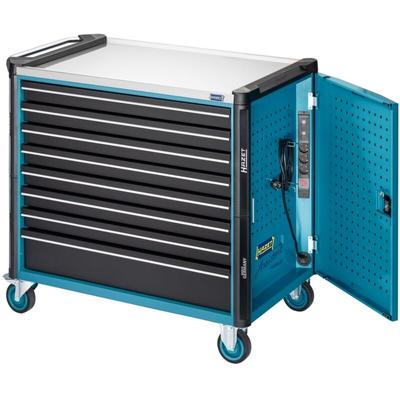 Werkstattwagen Assistent, Schubladen, flach: 7 x 81 x 870 x 522 mm, Schubladen, hoch: 1 x 166 x 870 Image