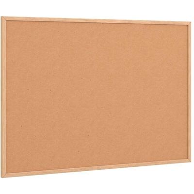 Korktafel mit massivem Kiefernholzrahmen 80x55 cm Vidaxl Image