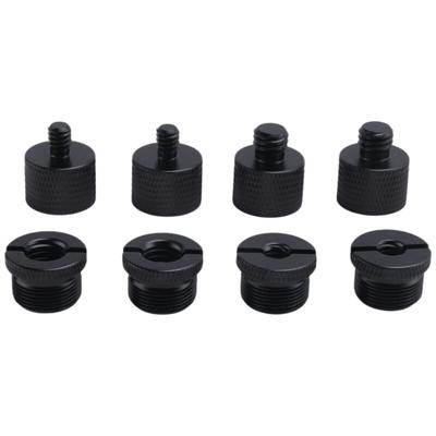 Tlily - 8-teiliges Mikrofonständer-Gewindeadapter-Set, 5/8-Zoll-Buchse auf 3/8-Zoll-Stecker und Image