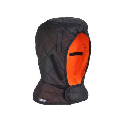 Ergodyne N-Ferno 6867 3-Layer Winter Hard Hat Liners, Black, Pack Of 12 Liners