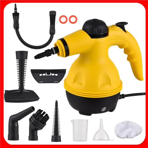 Nettoyeur vapeur 1050W, nettoyeur vapeur haute température, adapté aux zones nettoyables telles que cuisines, salles de bains