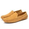 Männer Müßiggänger Luxus 2025, Casual Schuhe Für Männer Bootsschuhe Handgemachte Männer Slip On Driving Schuhe Männlichen Mokassins Zapatos Wildleder Leder