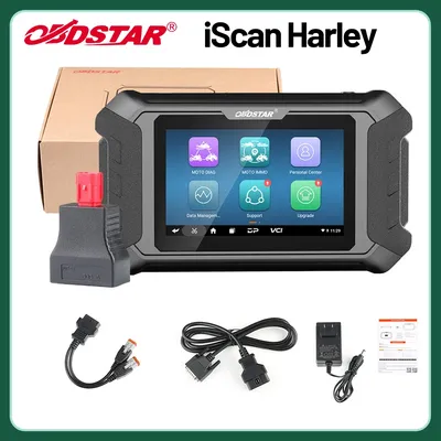 OBDSTAR iScan for Harley / Davidson Motorcycle Diagnostic Scanner Support Sevice Light Reset & Key Programming Up to 2023Model