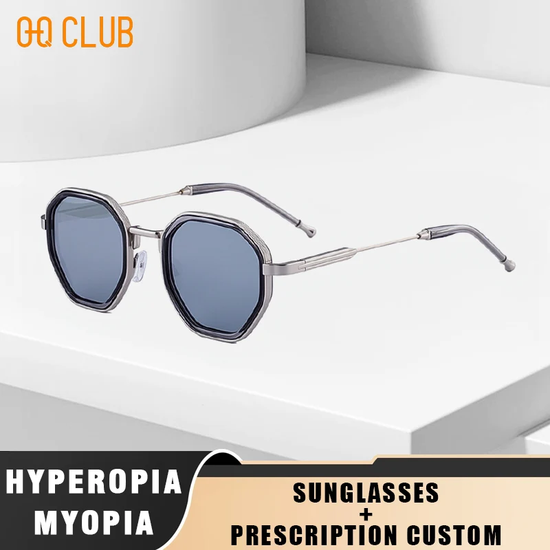 O-Q CLUB Lunettes de soleil pour hommes Lunettes de lecture Lunettes myopie Lunettes lentilles photochromiques homme femme monture de Lunettes Lunettes