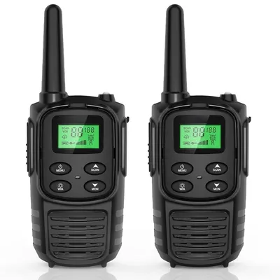 2PCS Mini Walkie Talkie Tragbares Zwei-Wege-Radio UHF-Transceiver-Set Walkie-Talkies Radio Walkie-Talkies für Kinder und Erwachsene