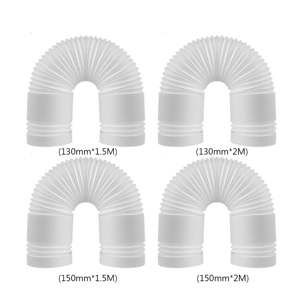 Universal Kanal Entlüftungsschlauch Teleskop Kanal Auslass Belüftung Rohrverschraubungen Kanal Entlüftungsschlauch Zubehör für mobile Klimaanlage Image