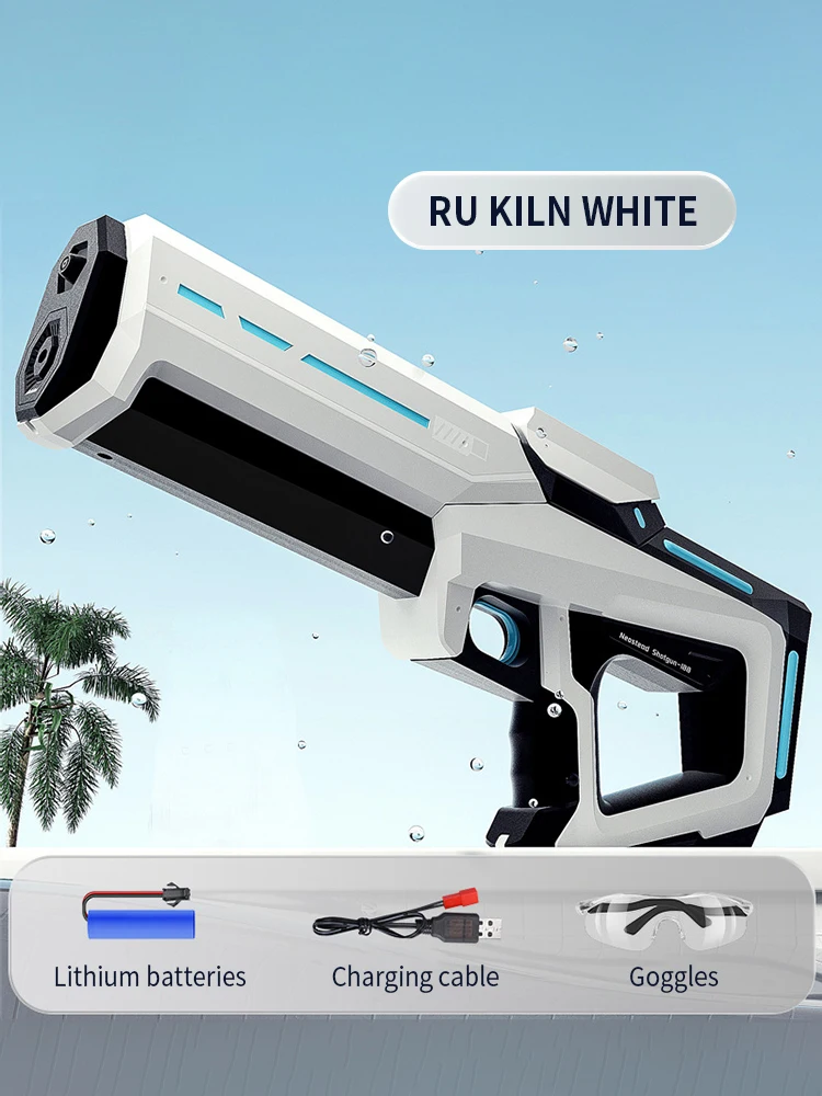 Elektrische Wasserpistolen Für Erwachsene Leistungsstarke Spritzen Automatische Wasser Saug Wasser Blasters Sommer Outdoor Strand Spielzeug Für Kinder Geschenk Image