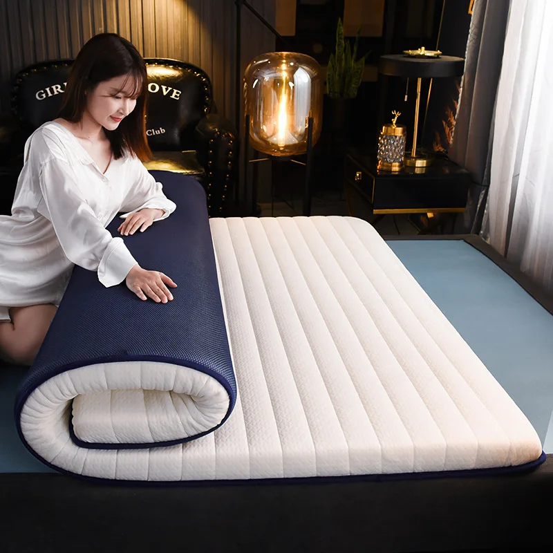 Neue Latex Matratze Pad für Student Wohnheim Einzelbett Verdickte Weiche Matratze Topper Heimgebrauch Doppelbett Tatami Base128