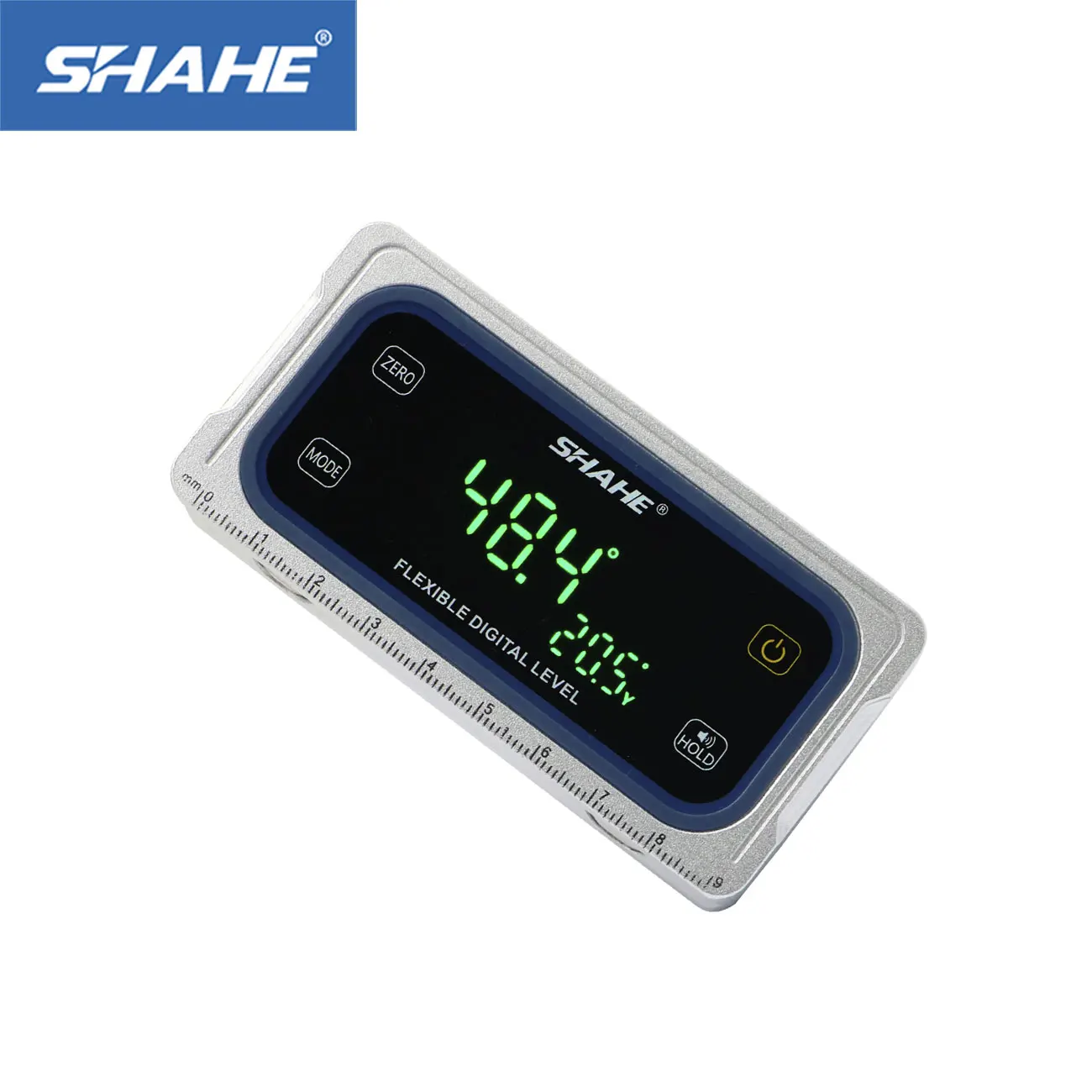 SHAHE Zweiachsiger digitaler Winkelmesser, magnetische Tischkreissäge, Winkelmesser-Werkzeug, digitaler Winkelmesser, Schrägefüllstandsanzeige mit Hintergrundbeleuchtung Image