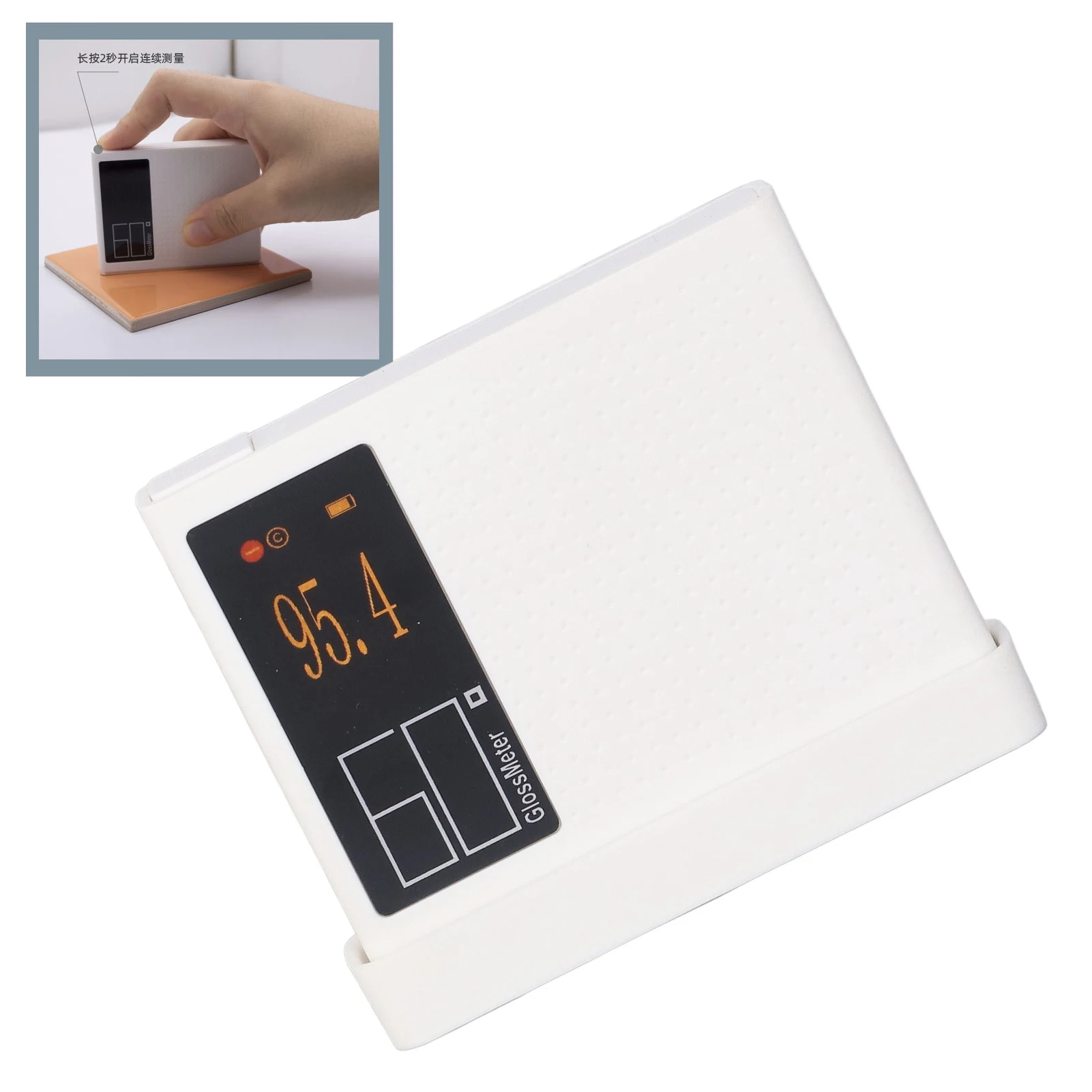 Glanzmessgerät, geringer Stromverbrauch, intelligentes ergonomisches Steinglanzmessgerät, Echtzeitmessung für die Industrie Image