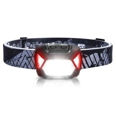 HeadLamp, Super Bright LED Head lamp with 6 Lighting Modes, Waterproof, Battery Powered LED Lightweight Headlight for Cycling Running Camping for Kids Adults