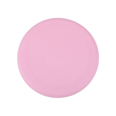 Unique Bargains 1 Pc Bendable Flying Disc 7.87 Pink