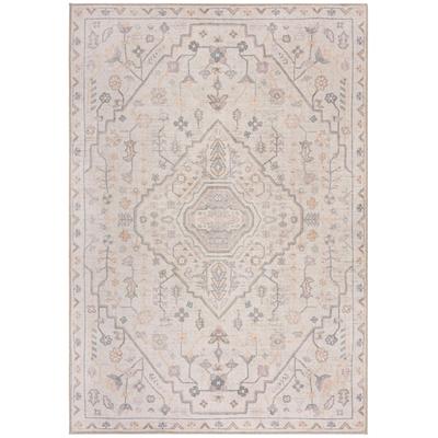 Teppich FLAIR RUGS "Teo", beige (natur), B:152cm H:4mm L:230cm, Kunstfaser, Teppiche, Waschbarer Traditioneller Teppich Image