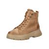 Schnürstiefelette PAUL GREEN "Paul Green Stiefelette Nubukleder", Damen, Gr. 40,5, braun (tan), Nubukleder, casual, Schuhe