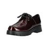 Schnürschuh HÖGL "Högl Halbschuhe Leder", Damen, Gr. 41, rot (weinrot), Leder, casual, Schuhe