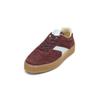 Sneaker MARC O'POLO "aus softem Veloursleder", Damen, Gr. 41, schwarz aubergine rot, silber blau, Obermaterial: 100% Leder (Rind), unifarben, Schuhe