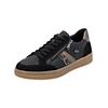 Sneaker REMONTE "Remonte Sneaker Glattleder", Damen, Gr. 39, schwarz (schwarz, braun), Glattleder, casual, Schuhe
