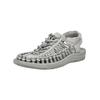Sandale KEEN "Keen Wanderschuhe Textil", Gr. 38, grau (silber, grau), Textil, casual, Schuhe