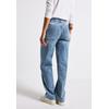 Comfort-fit-Jeans STREET ONE, Damen, Gr. 30, Länge 28, blau (light blau washed), Jeans, 63% Baumwolle, 25% Polyester, 10% Viskose, 2% Elasthan, unifarben, casual, lang, Jeans, Middle Waist