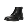 Stiefelette CLARKS "Aldwin Cap", Herren, Gr. 44, schwarz, Leder, casual, Schuhe, mit vielseitiger Optik und ganztägigem Komfort