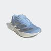 Laufschuh ADIDAS PERFORMANCE "ADIZERO EVO SL", Gr. 42, glow blau, silber metallic, cloud weiß, Synthetik, Textil, sportlich, Schuhe, angelehnt an das Design vom Adios Pro Evo