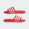Badesandale ADIDAS SPORTSWEAR "SHOWER ADILETTE", Gr. 48,5, rot (vivid rot, cloud weiß, vivid rot), Synthetik, sportlich, Schuhe