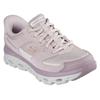 Slip-On Sneaker SKECHERS "GLIDE-STEP SOLE-PARADISE VALLEY", Damen, Gr. 41, rosa (rosa kombiniert), Veloursleder, Lederimitat, Mesh, sportlich, Schuhe, Freizeitschuh, Schnürschuh mit elastischen Schnürsenkeln