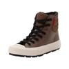 Sneaker CONVERSE "CHUCK TAYLOR ALL STAR BERKSHIRE BOO", Gr. 37,5, grounded, schwarz, light dune, Leder, sportlich, Schuhe