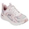 Sneaker SKECHERS "ARCH FIT 2.0", Damen, Gr. 39, rosa (rosa, weiß), Lederimitat, Mesh, sportlich, Schuhe, Chunky Sneaker, Schnürschuh mit Plateau Sohle
