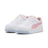Sneaker PUMA "Carina Street Sneakers Mädchen", Kinder, Gr. 30, weiß pinkscape silber pink metallic, Obermaterial: Synthetik; Futter: Textil; Innensohle: Textil; Laufsohle: Gummi, Schuhe